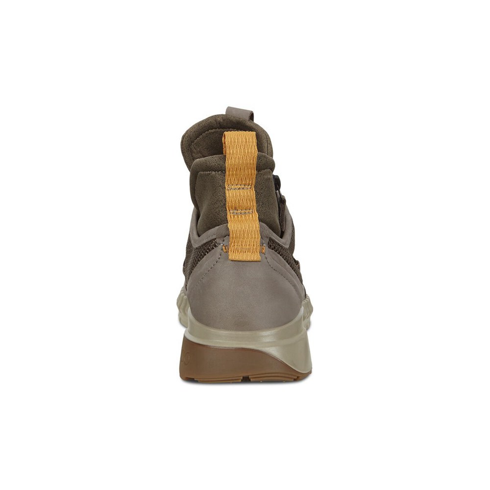 Tenis De Montaña Hombre - ECCO Zipflex Mid Boot - Grises - YCQ259130